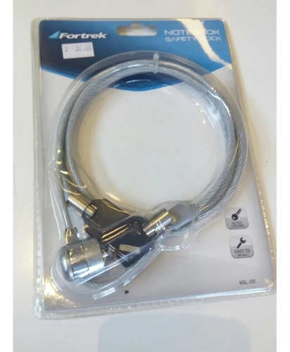 Nsl-101 - Trava Para Notebook Sfety Lock - 1,8m - Fortrek