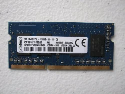 Memória RAM  2GB 1 Kingston ACR16D3LFS1KBG/2G