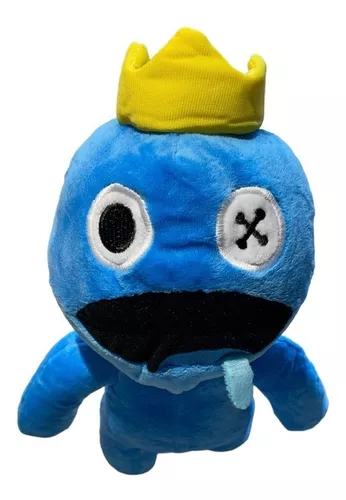 Pelúcia Azul Babão Rainbow Friends Roblox Monstro Blue