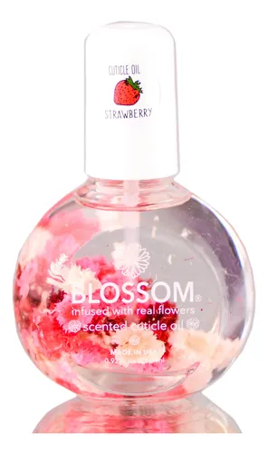 Aceite Para Cutículas Blossom Beauty Con Aroma A Fresa, 27 M