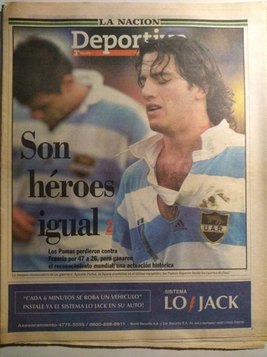 Los Pumas Francia Mundial Agustin Pichot Diario La Nación