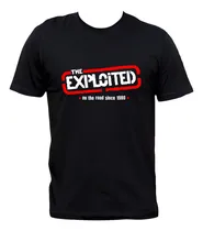Comprar Remera Negra The Exploited Since 1980 Punk Algodón Premium