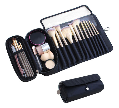 Soporte Multifuncional Para Brochas De Maquillaje De Viaje