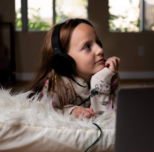 Auriculares Eduvy Core Para Aula, Paquete De 24, Negros
