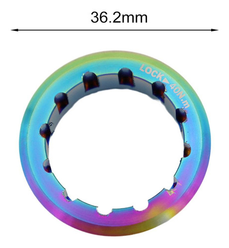 Anillos De Bloqueo De Cassette De Bicicleta Multicolor
