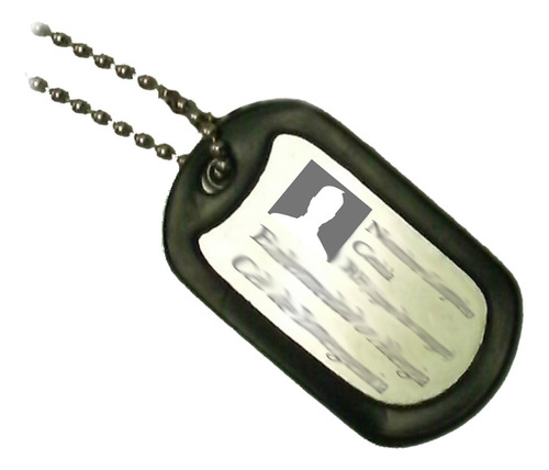 Placas De Identificacion Militar Dog Tags Con Foto En Acero