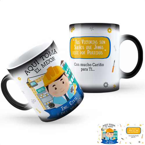 Taza Mágica Ingeniero Civil Ad Calidad