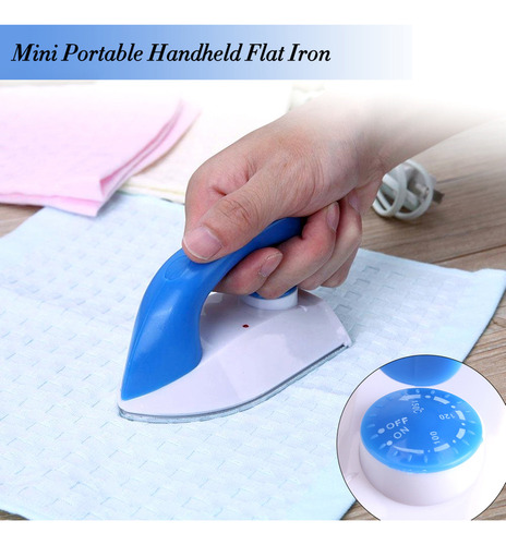 Mini Plancha De Ropa Portátil Con Control De Temperatura Par