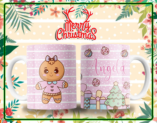 12 Plantillas Png Digitales, Navidad Tazas Sublimacion Psd
