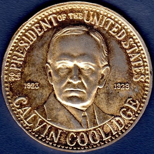 Medalla Calvin Coolidge Presidente 30 De Estados Unidos