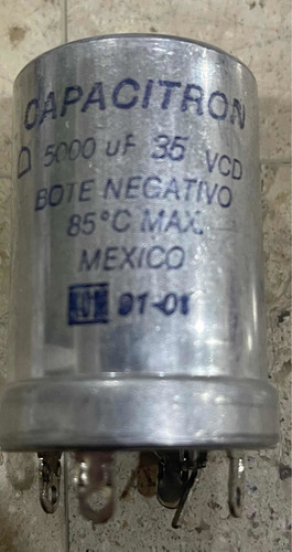 Capacitor Electrolitico 5000uf 35v 5.0x3.4cm 85grados