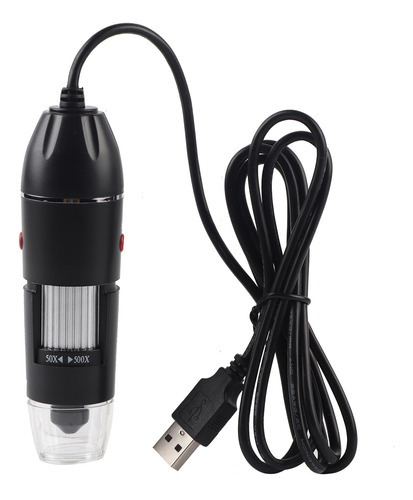 Lupa Usb Electrónica Portátil 500x Para Microscopio Para Com