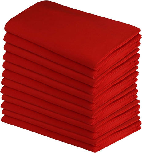 Paños De Cocina Dg Collections , 68.5 X 68.5 Cm , Color Rojo