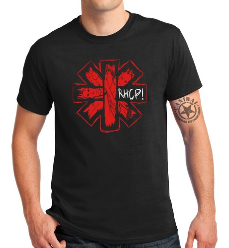 Remeras Red Hot Chili Peppers Logo Remeras Canibal