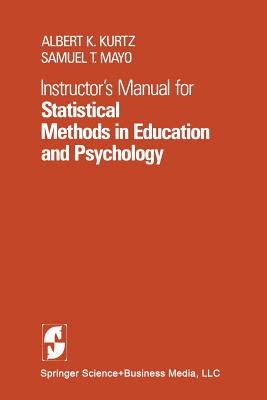 Libro Instructor's Manual For Statistical Methods In Educ...