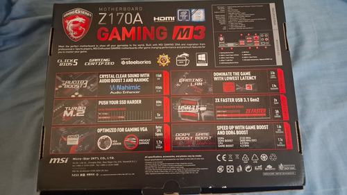 Motherboard Z170a Gaming M3 Negro (Usado)