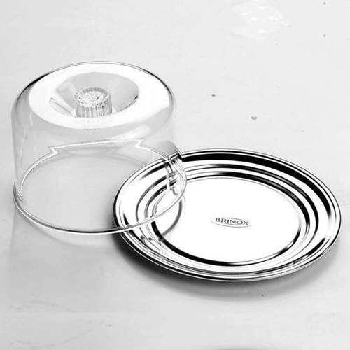 Imagem 3 de 4 de Porta Frios Conjunto Queijo 2 Peças - Brinox