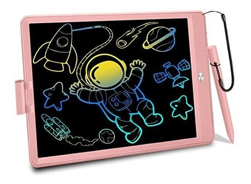 Pizarra Magica Dibujar Pantalla Lcd Flueston Rosa 10in