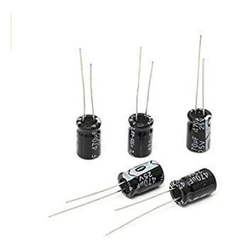 Filtro Capacitor 470uf 25v (pack De 5 Und.).