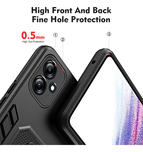 Funda Para Samsung Galaxy A04 Con Soporte Metálico Con Lámin