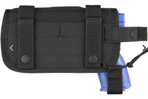 Pistolera Molle Universal Cóndor Horizontal Linterna Diestro Negro