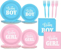 Comprar Artículos Para Fiesta: Platos Y Servilletas Para 24 Invitado