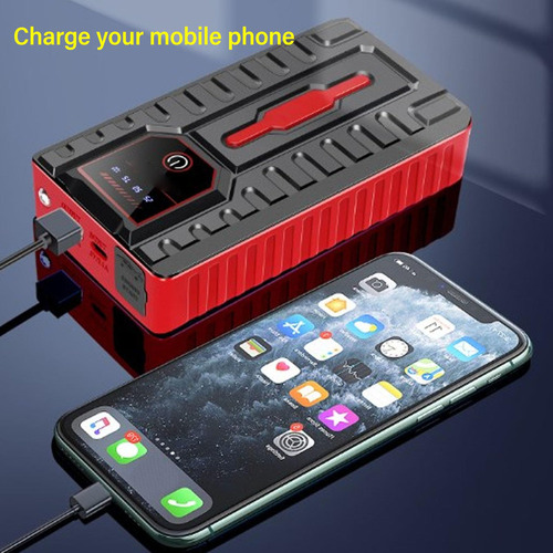Arrancador De Auto Emergencia Portátil Cargador Baterias 12v