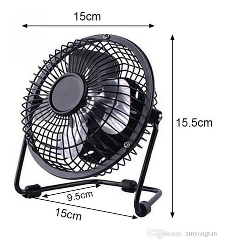 Mini Ventilador Abanico Portatil Recargable Usb Con Linterna