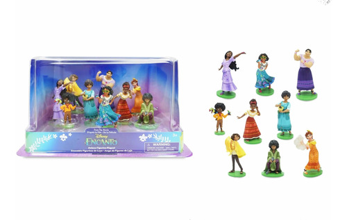 Muñecos Encanto Madrigal Set De 9 Figuras 12 Cm Disney Store