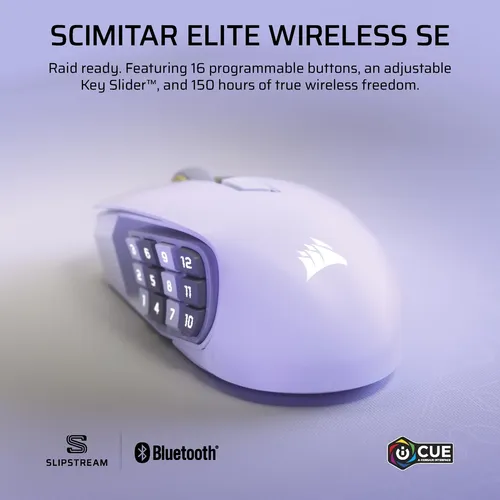 Mouse Para Jogos Corsair Scimitar Elite Wireless Se 33k Dpi