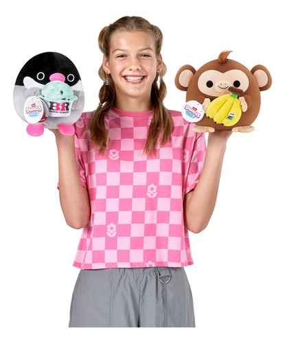 Peluche Coleccionable Monkey Dole Series 2 20 Cm Ultra Suave