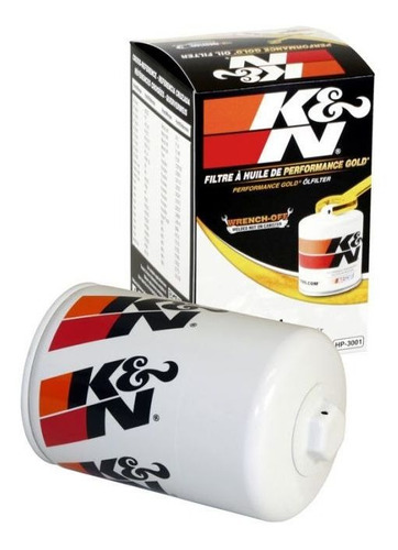 Imagen 3 de 5 de Filtro De Aceite K&n Ford Mustang 2.3l 1981 A 1993 Hp-3001