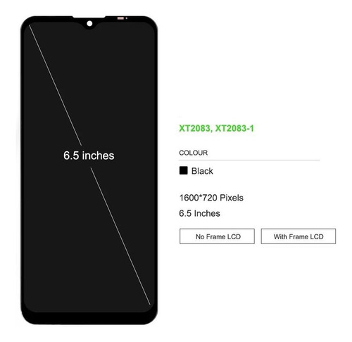 Display Motorola Moto G9 Play Xt2083, E7 Plus Xt2081