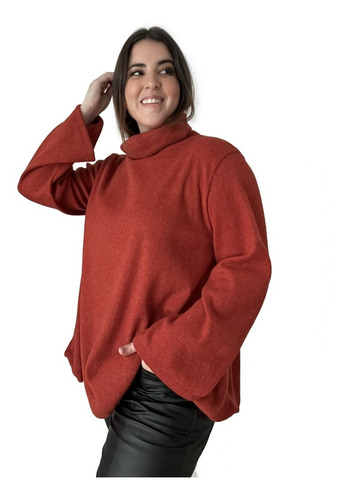 Imagen 3 de 7 de Blusa Lanilla Mujer Talle Grande