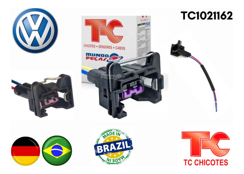 Conector De Inyector Vw Fox Spacefox Crossfox Gol Golf Polo