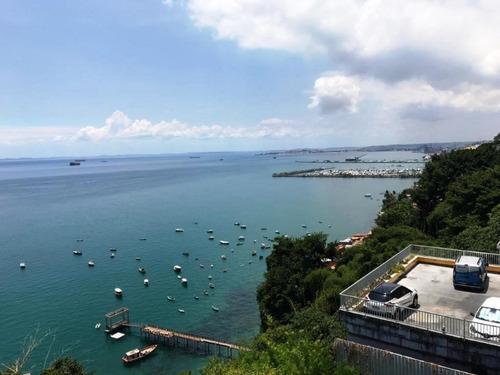 Apartamento 3 Suites Sendo 1 Suite Master Com Vista Para Baia De Todos Os Santos 288m2 Na Vitória - Pas069p - 69105732
