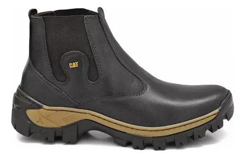 Bota Coturno Botina Caterpillar Couro Palmilha Promoção Cat — R$ 112,55 em Mercado Livre, 43% OFF