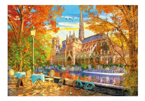 Rompecabezas Otoño En Notre Dame 1000 Pzs Educa