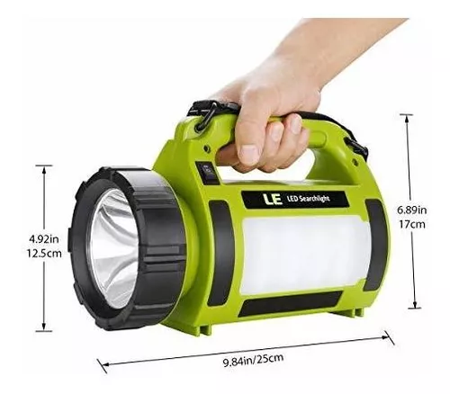 Linterna camping LED recargable USB / powerbank 1000lm - Mercantil Eléctrico