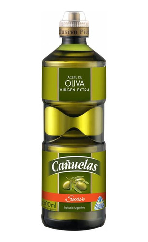 Caja Aceite De Oliva Cañuelas Suave Pet 500cc X 6u - Dh