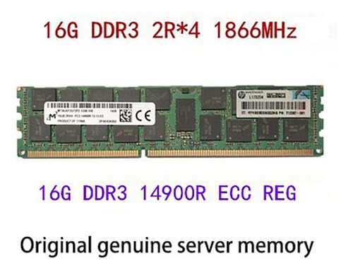 Servidor Ram Ddr3 2rx4 14900r 1866 Mhz Ecc Reg De 16 Gb
