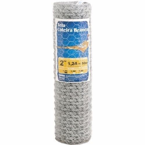 Tela Para Galinheiro Fio 18 Bwg X 1,5 M Rolo Com 50 M Morlan