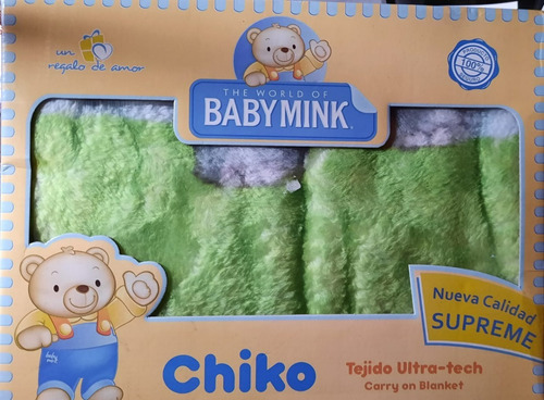 Cobija Bebé Baby Mink Chiko
