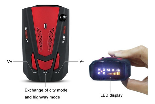 Ph Detector De Radar De Coche For Vehículos V7 Velocidad