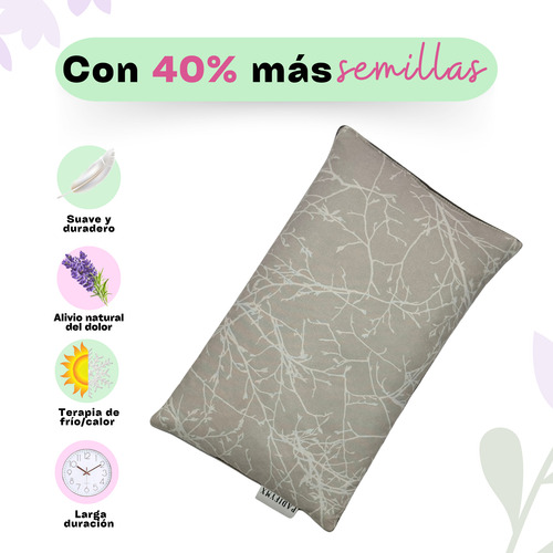Almohadilla Térmica Padifymx Compresa Semillas 25cm