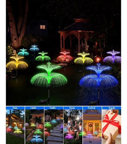 . Luces Navideñas, Luz Solar For Jardín, Luz For Medusas