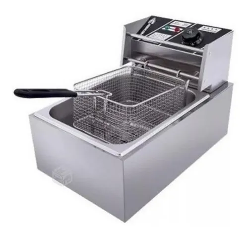 Freidora industrial Hoffmans HM-88-1 6L acero inoxidable