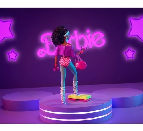 Barbie Retro 80s Workin' Out Doll Fashion Con Accesorios