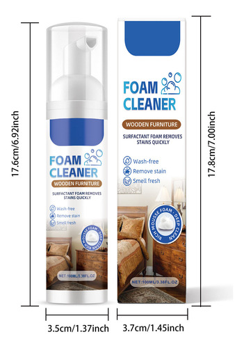 Limpiador De Espuma Para Muebles De Madera, 100 Ml