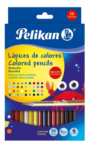 Lápices De Colores Pelikan X 36 Uds